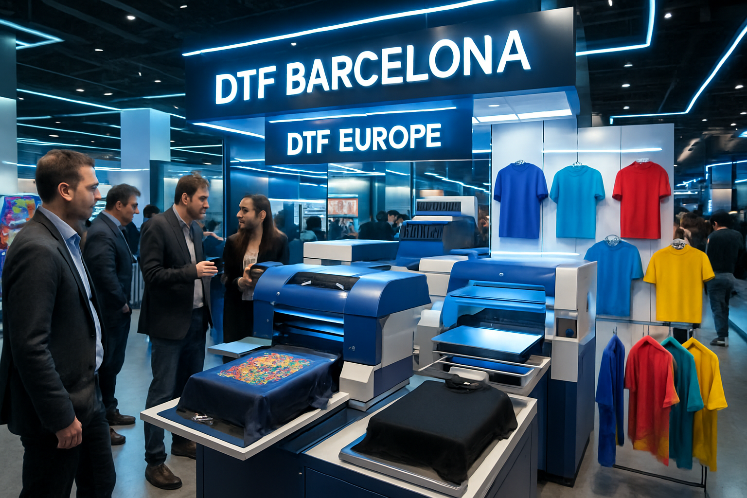 découvrez comment dtf barcelona lance dtf europe à fespa 2026, révolutionnant le marquage textile avec des innovations majeures pour l'industrie.